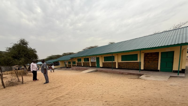 Novas salas de aula da Igreja na Escola Primária Kanamkemer em Lodwar, Quênia, 25 de fevereiro de 2026.