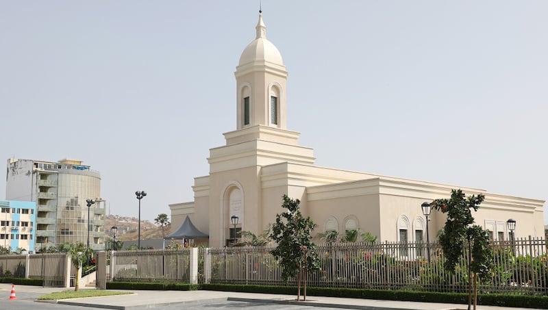 O Templo de Praia de Cabo Verde.