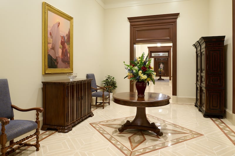 Hallway in the San Pedro Sula Honduras Temple.
