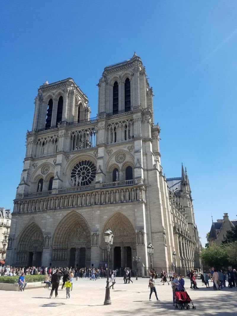 A catedral de Notre Dame em Paris, em abril de 2017.