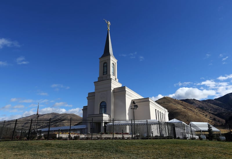 Templo de Start Valley Wyoming.
