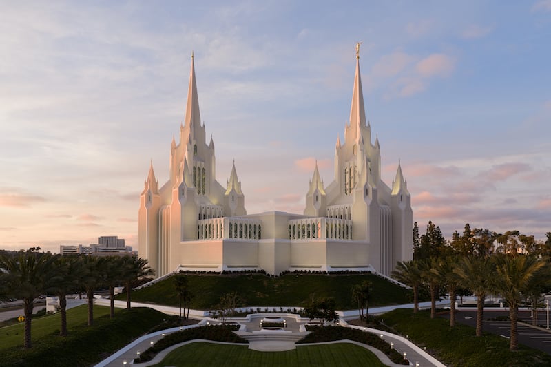 O Templo de San Diego Califórnia.