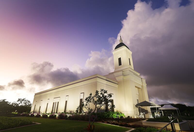 Templo Yigo Guam no sábado, 21 de maio de 2022.