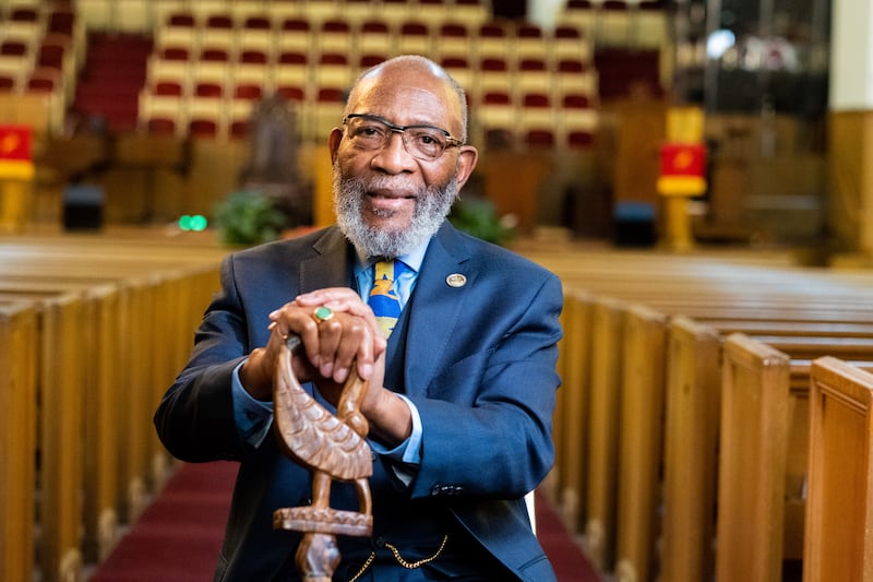 O Rev. Amos C. Brown é entrevistado para um episódio "Voices for Faith" da série documental de 2026 "Living Record" do Church News disponível na BYUtv.