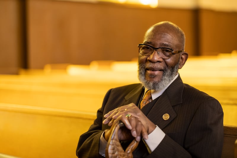O Rev. Amos C. Brown é entrevistado para um episódio de "Voices for Faith" da série documental "Living Record" de 2026 do Church News, disponível na BYUtv.