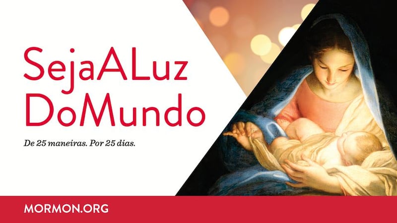 A iniciativa de Natal de A Igreja de Jesus Cristo dos Santos dos Últimos Dias incentiva os participantes a prestarem serviço ao próximo durante os 25 dias que antecedem o Natal para ajudar a iluminar o mundo.