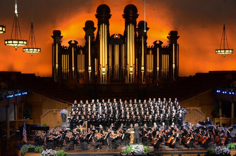 On April 29 and 30, 2016, the Orchestra at Temple Square and the Temple Square Chorale performed in the Salt Lake Tabernacle.