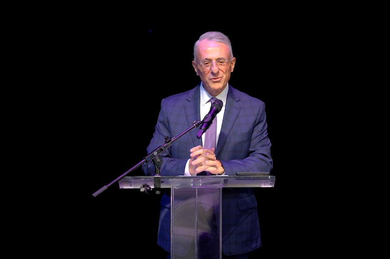 Elder Ulisses Soares speaks at the 2026 Forum on Faith at New York University in New York City on Oct.14, 2026.