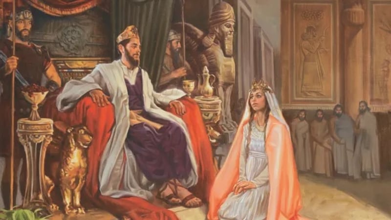 "Queen Esther Saves Jehovah's People" é de Sam Lawlor.