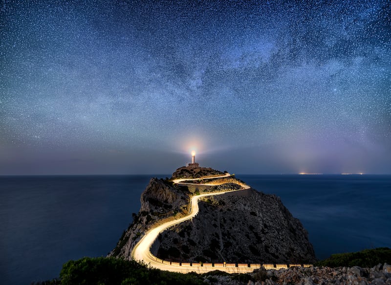 Farol do Cabo Formentor em Maiorca, Espanha.