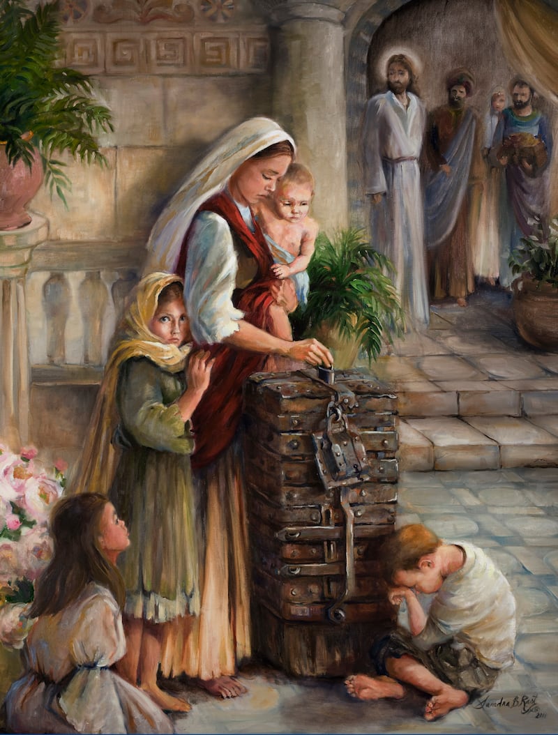 “Widow’s Mite,” de Sandra Rast.