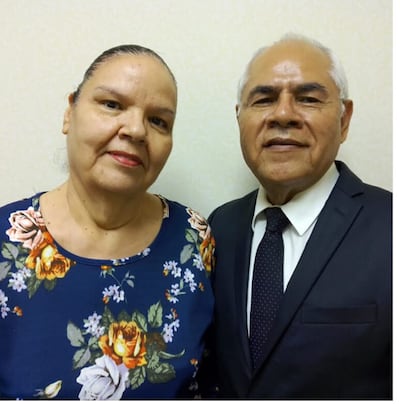María Hilda Pérez Ramos de Vicencio e José Vicencio Cruz.