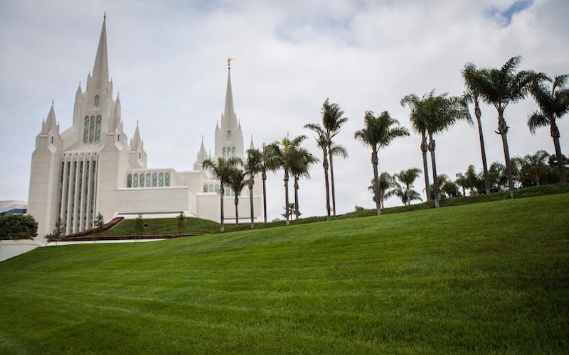 O Templo de San Diego Califórnia.