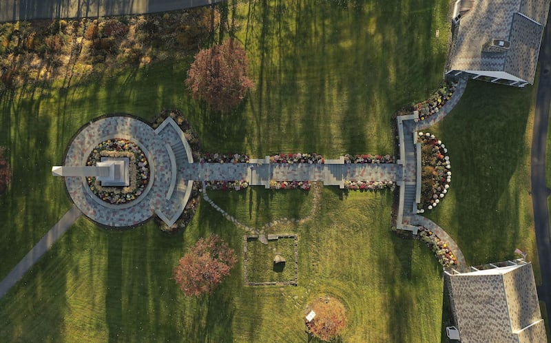 Memorial do Local de Nascimento de Joseph Smith em Sharon, Vermont, fotografado no sábado, 19 de outubro de 2019.
