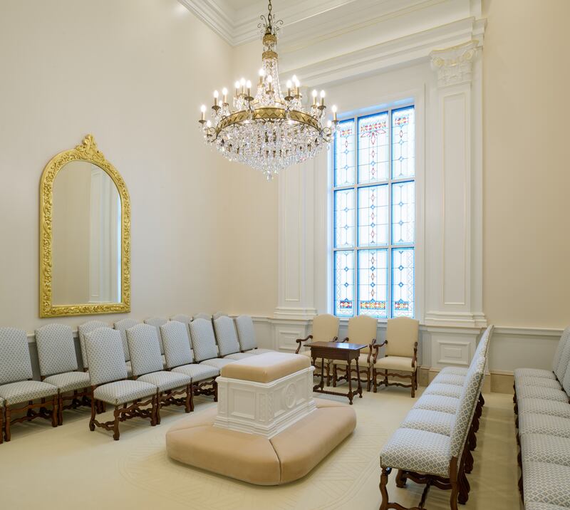 Sealing room of the San Pedro Sula Honduras Temple.
