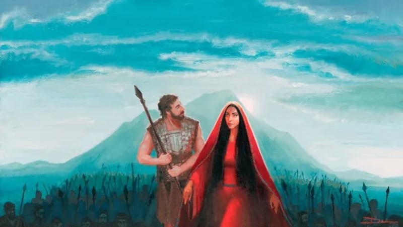 "'I Will Surely Go with Thee' — Deborah the Prophetess" is by Des Leavitt.