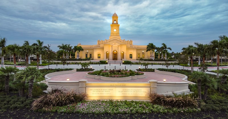 O Templo de McAllen Texas no sábado, 7 de outubro de 2023.