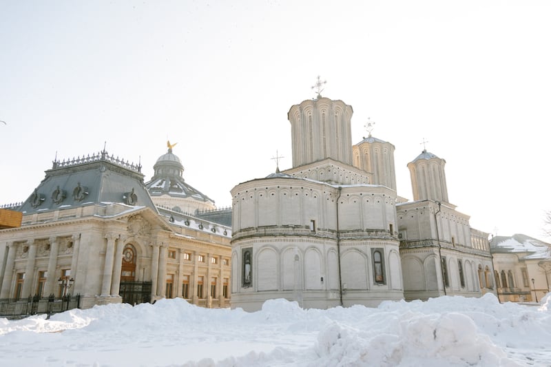 A Catedral Nacional de Bucareste, Romênia.