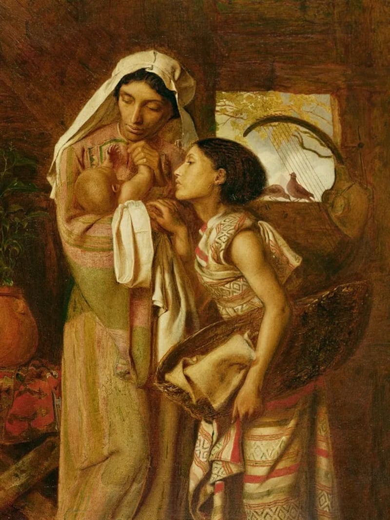 \"A Mãe de Moisés\" é de Simeon Solomon.