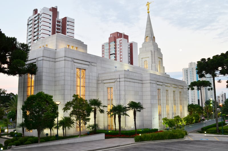 The Curitiba Brazil Temple.