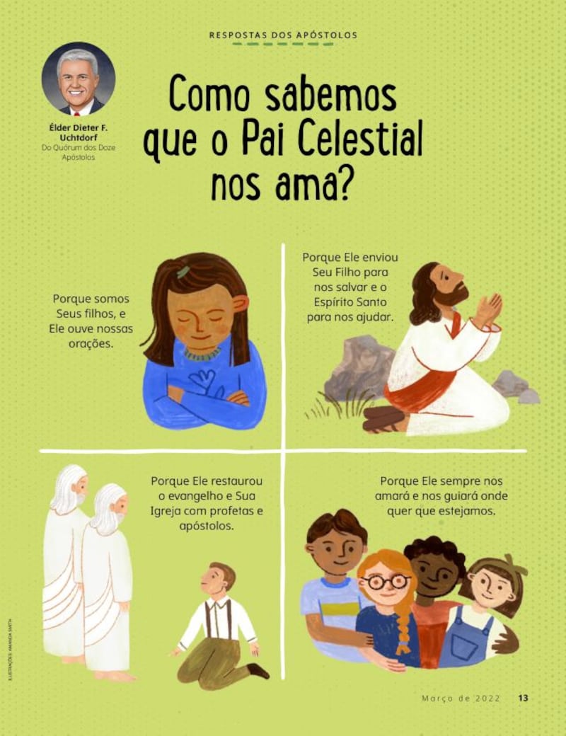 Caça ao tesouro em família, da edição de março de 2022 da revista Meu Amigo.