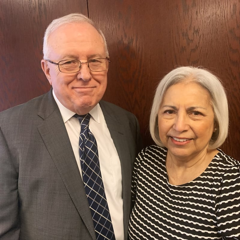 Duran Elkins e Alicia Elkins, que servirão como presidente e matrona do Templo de McAllen Texas a partir de setembro de 2026.