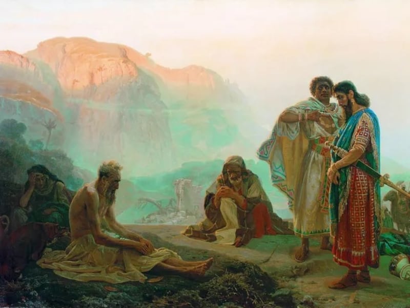 "Job e seus Amigos" é de Ilya Repin.