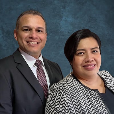 Elder Alvarado e Celeste Aída Alvarado