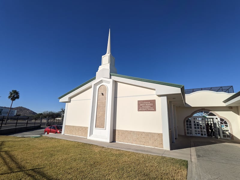 Uma capela da Igreja em Hermosillo, Sonora, México, em dezembro de 2022.