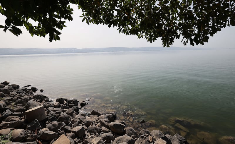 O Mar da Galileia na quarta-feira, 19 de abril de 2023.