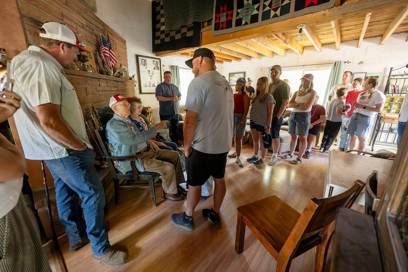 O Presidente Dallin H. Oaks é bisneto de Abinadi e Hannah Seely Olsen, cuja família se reuniu em Joe's Valley para seu encontro familiar bienal no sábado, 4 de julho de 2026.