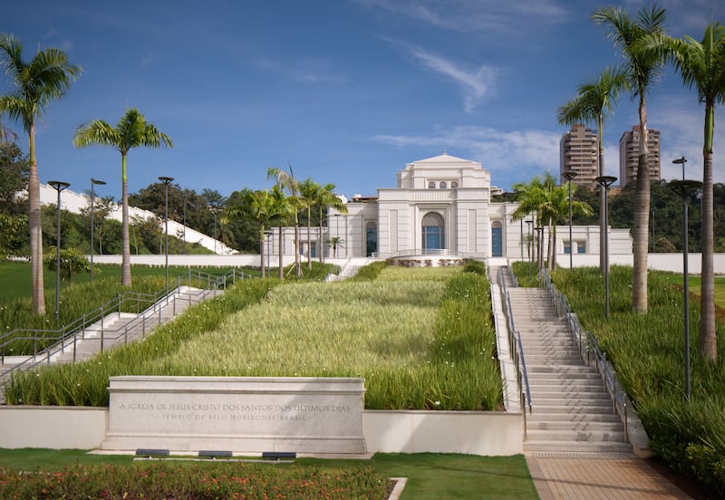 O Templo de Belo Horizonte Brasil.