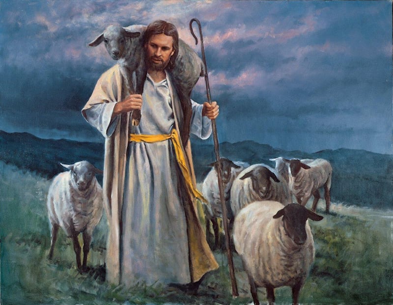 \"Bom Pastor\" é de Del Parsons.