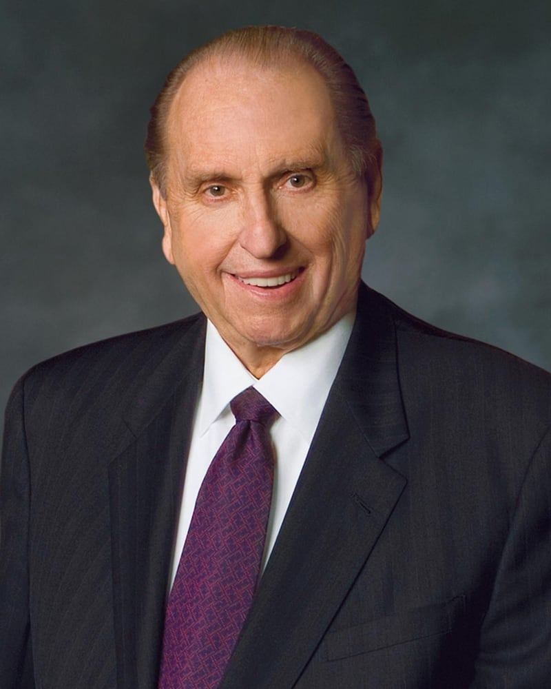 Um retrato do ex-Presidente da Igreja Thomas S. Monson.
