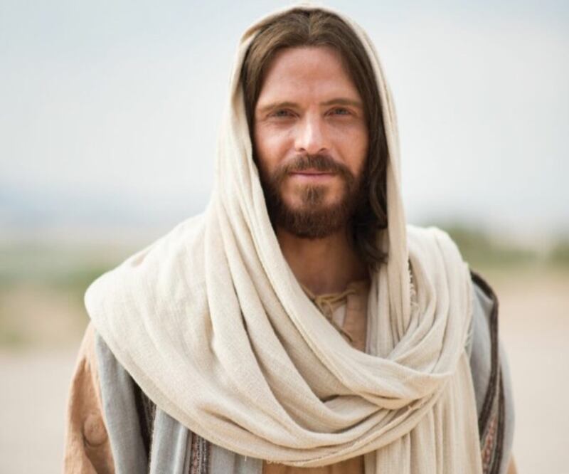 Retrato de Jesus Cristo dos Vídeos da Bíblia.