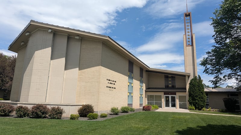 O centro da estaca Pocatello Idaho Oeste de A Igreja de Jesus Cristo dos Santos dos Últimos Dias em Pocatello, Idaho, é mostrado em 26 de maio de 2026.
