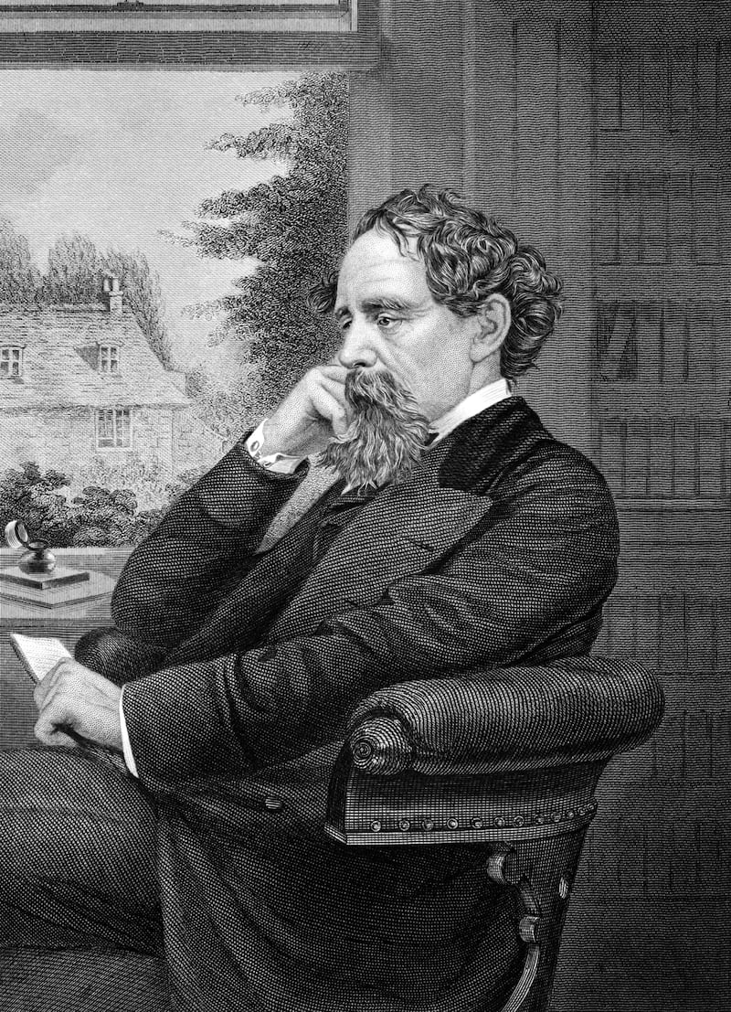 Charles Dickens, mostrado aqui em uma gravura de 1873, é o autor de “Um Conto de Natal”.