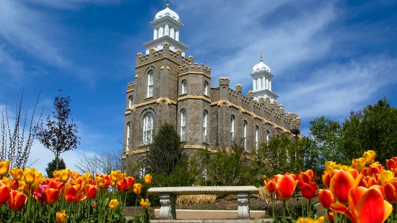 O Templo de Logan, Utah.