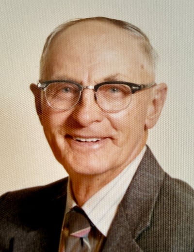 Uma foto de James Miller, avô de J. Scott Miller.