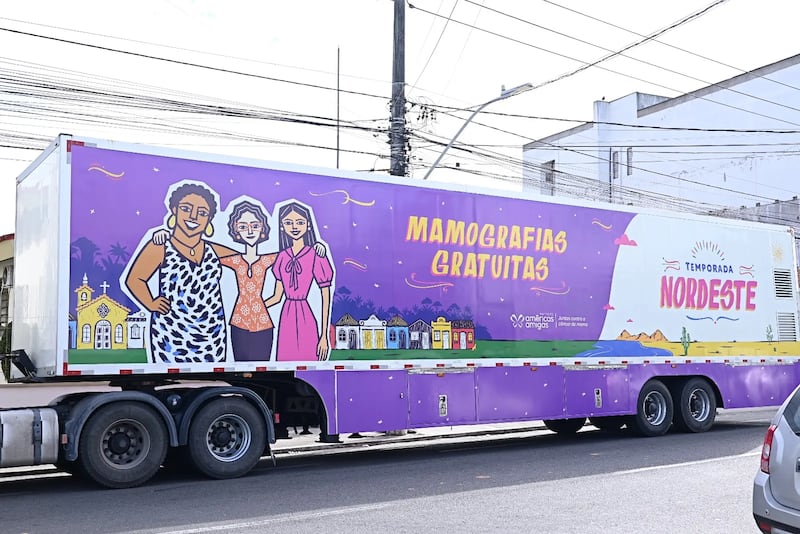 A mobile health unit travels to different regions in Northeast Brazil in August, 2026.
