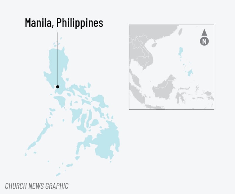 Locator map of Manila, Philippines