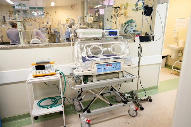 Equipamento doado pela Igreja a um hospital em São Paulo, Brasil, é mostrado em agosto de 2026.