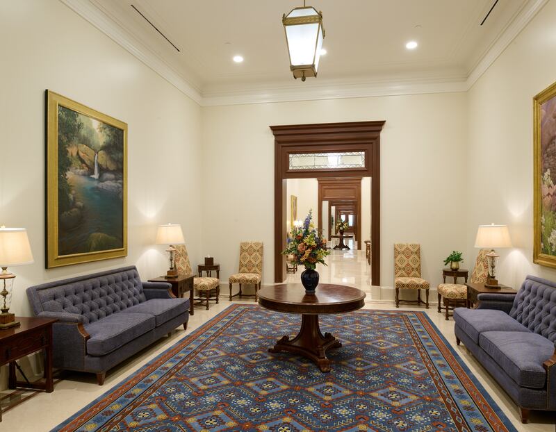 Hallway in the San Pedro Sula Honduras Temple.