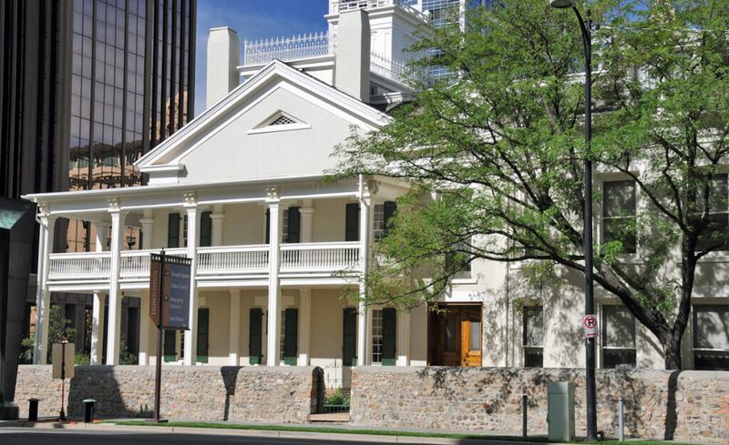 The Beehive House em Salt Lake City.