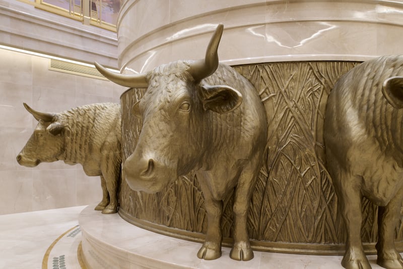 A pia batismal do Templo de Willamette Valley Oregon.