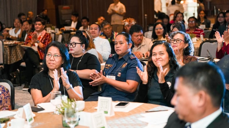 Os participantes se reúnem em Davao City, Filipinas, para uma liberdade religiosa em 25 de março de 2026.