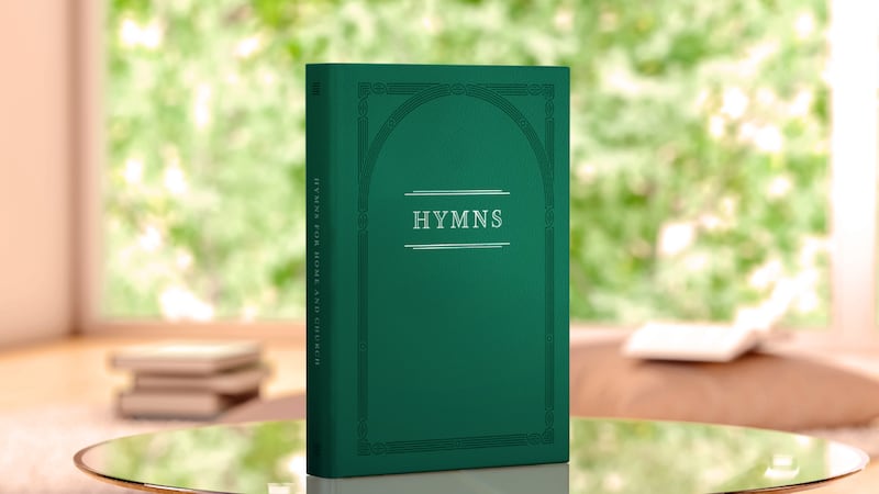The cover of "Hymns for Home and Church."