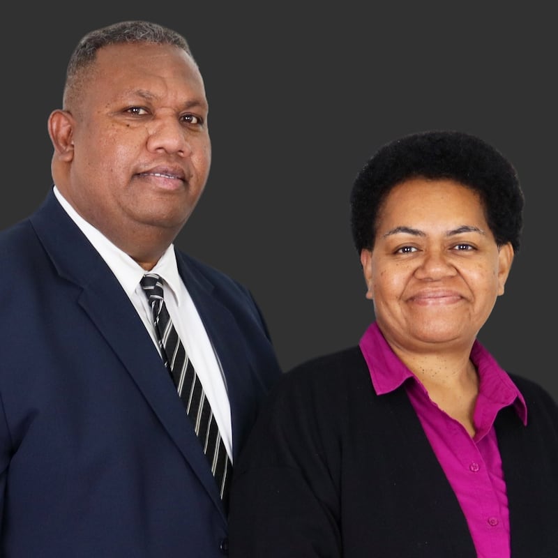 Lote Kama Qoroya e Venina Ucunibaravi Qoroya, que servirão como presidente e companheira da Missão Fiji Suva a partir de julho de 2026.