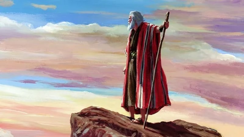 "Moisés no Monte Nebo" é de John Steel.