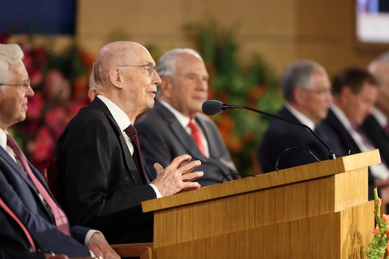 O Presidente Henry B. Eyring discursa no Seminário para Novos Líderes de Missão de 2026.